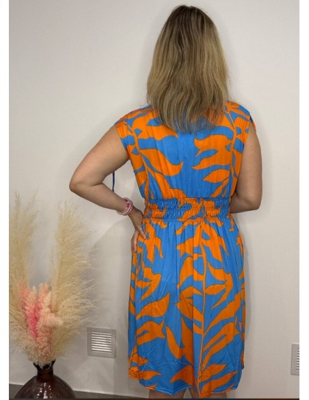 Robe Lydie orange (magique)