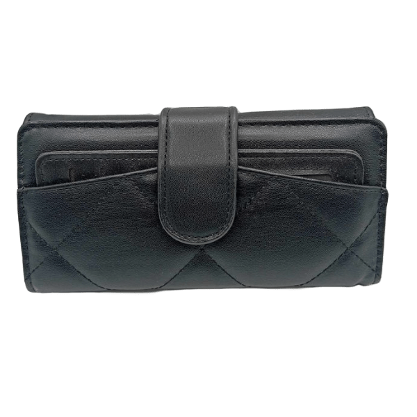 Porte feuille noir femme