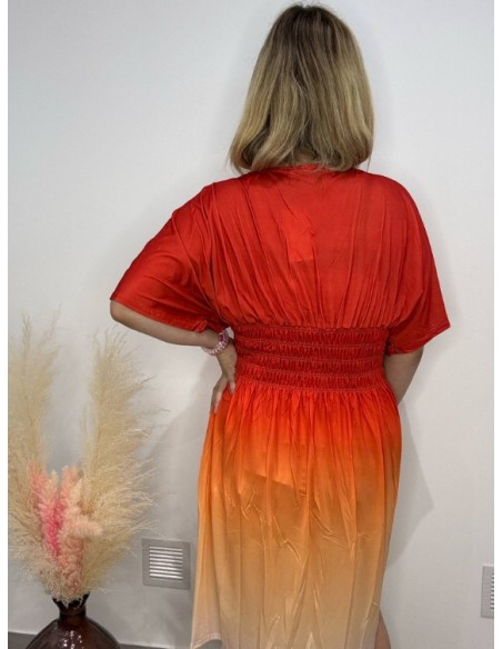 Robe Virginie orange (magique)