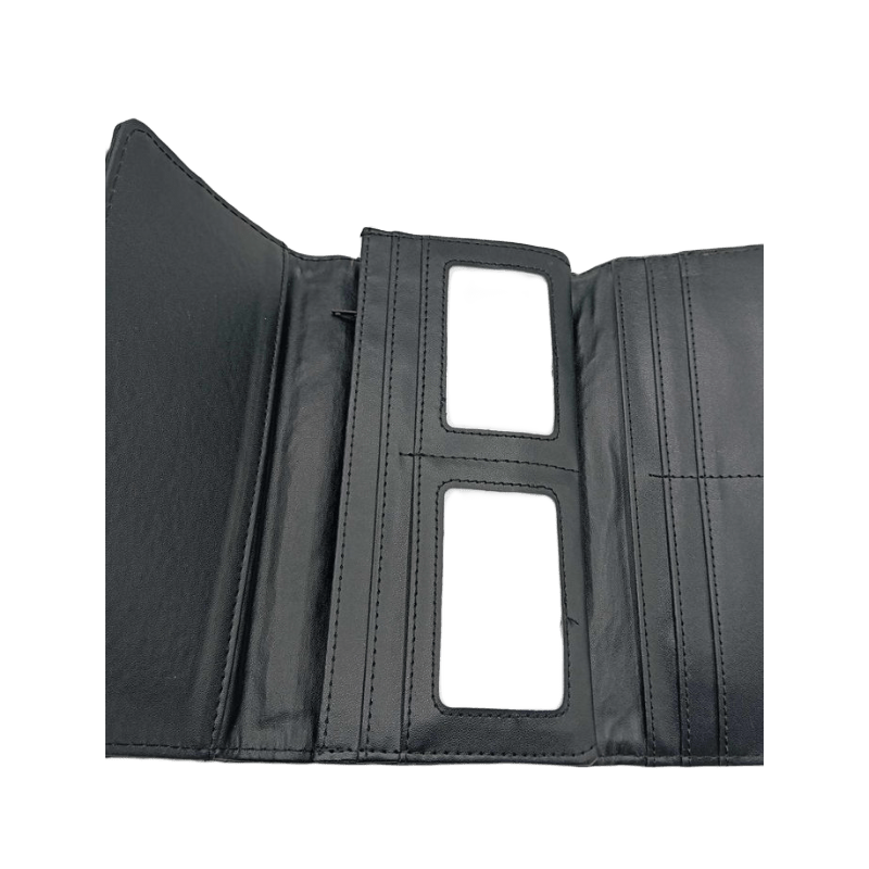 Porte feuille noir femme