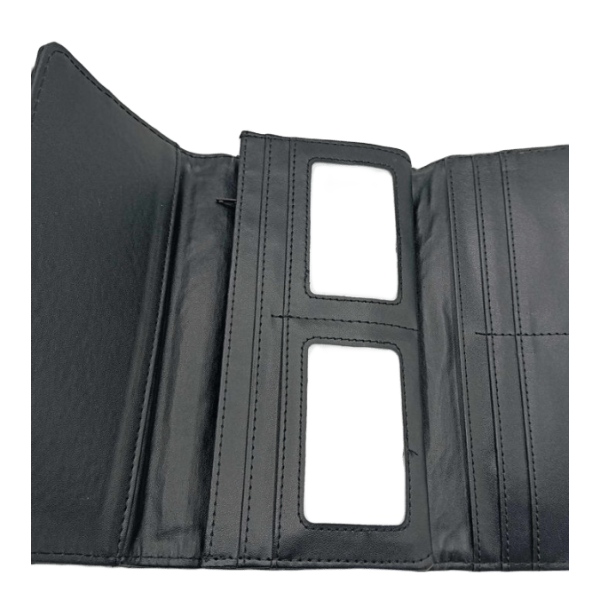 Porte feuille noir femme