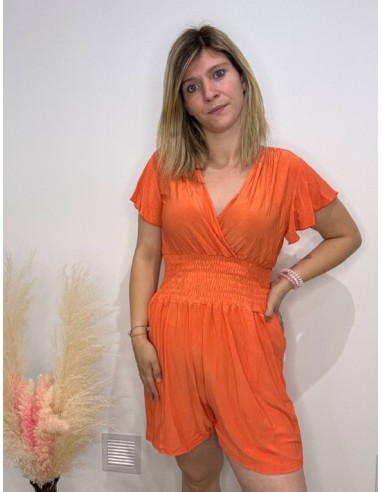 Combi short Johanna orange (magique)