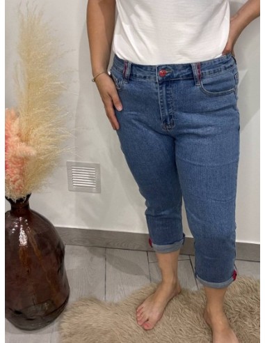 Pantacourt en jeans Magalie