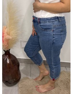 Pantacourt en jeans Magalie 2