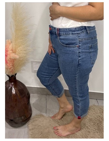 Pantacourt en jeans Magalie