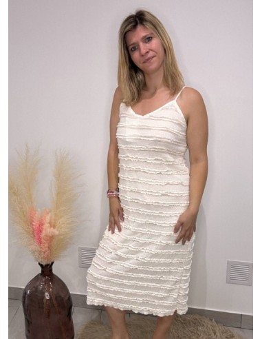 Robe Dorine écru