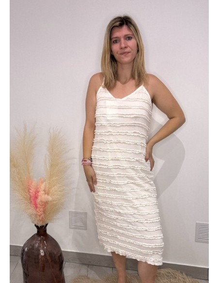 Robe Dorine écru