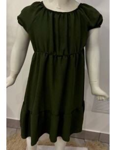 Robe unie kaki 2