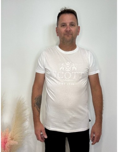 T-shirt Scott blanc