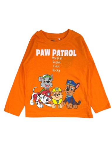 Pyjama coton Paw Patrol orange/bleu