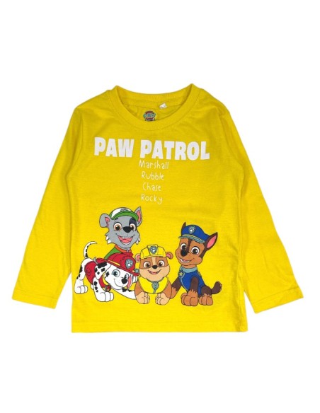 Pyjama coton Paw Patrol jaune/noir