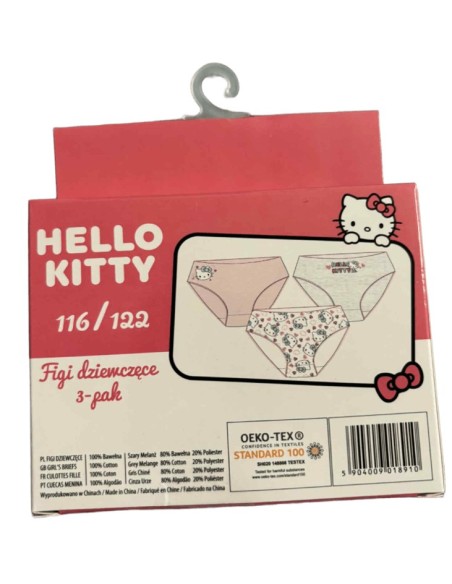 lot 3 Culottes Hello Kitty
