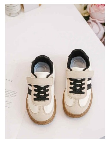 Basket enfant beige et noire