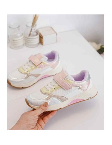 Basket enfant tendance multi couleurs