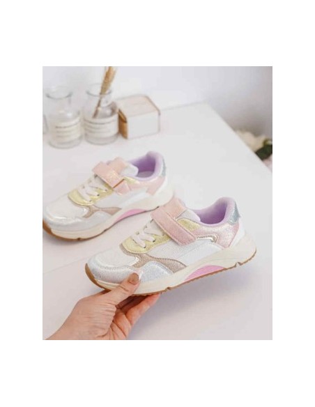 Basket enfant tendance multi couleurs
