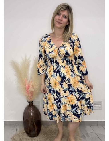 Robe magique Clothilde fleuries