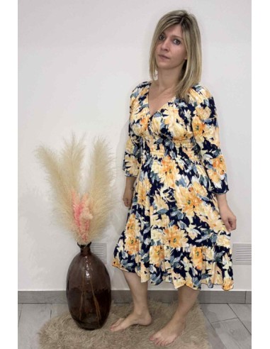 Robe magique Clothilde fleuries