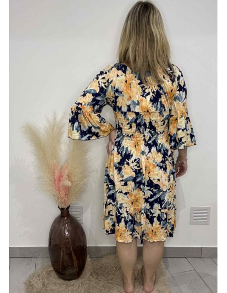 Robe magique Clothilde fleuries