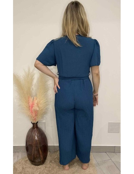 Combinaison femme plissée tendance