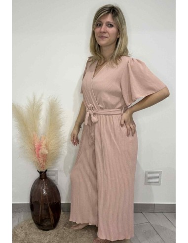 Combinaison femme plissée tendance