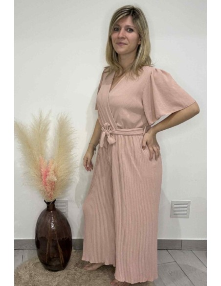 Combinaison femme plissée tendance