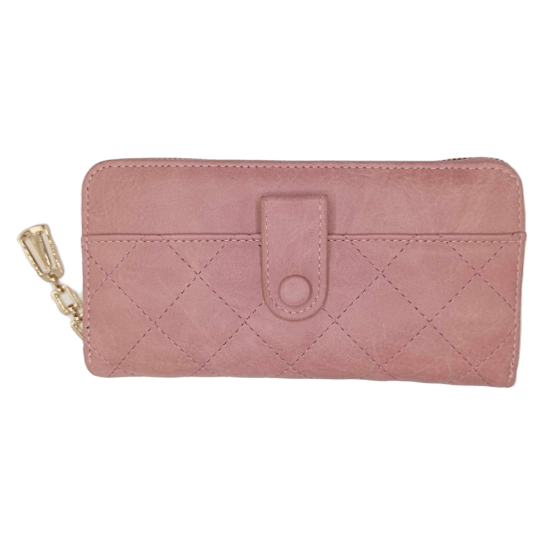 Porte feuille rose femme