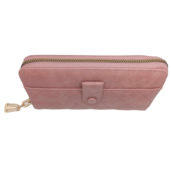 Porte feuille rose femme