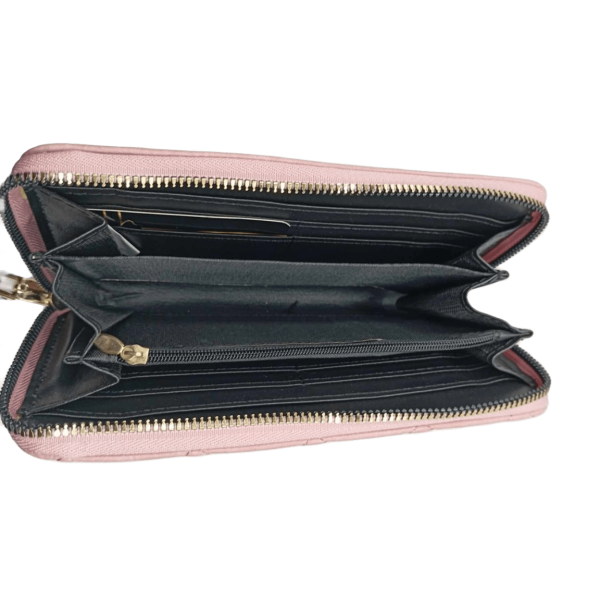 Porte feuille rose femme