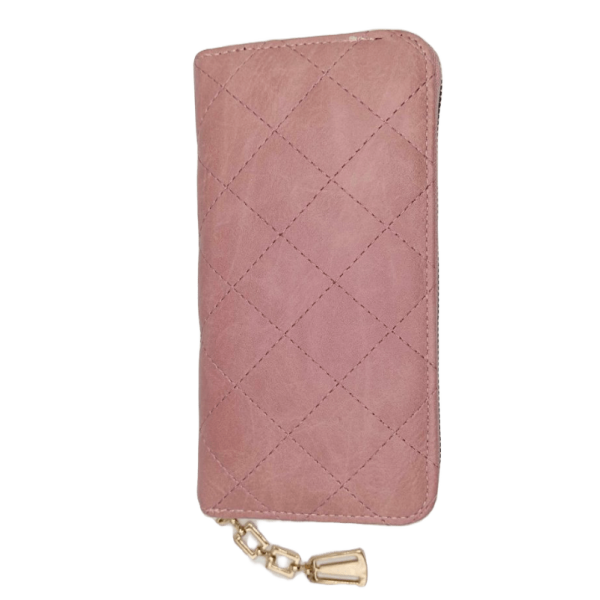 Porte feuille rose femme