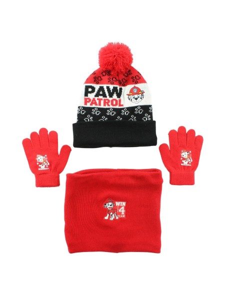 Ensemble bonnet gants snood enfant Paw Patrol Marshall – Hiver chaud