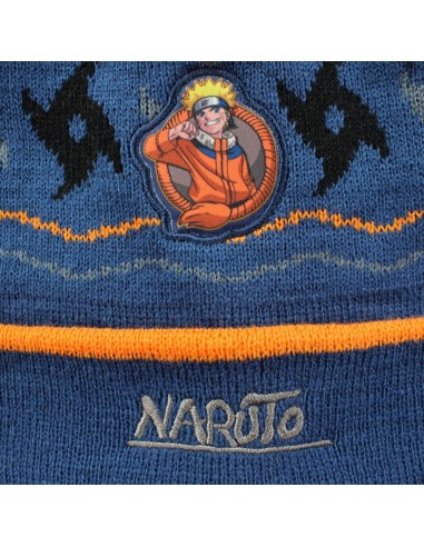 Ensemble bonnet gants snood Naruto