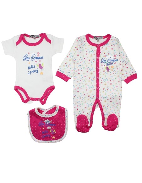 Ensemble bébé Lee Cooper rose