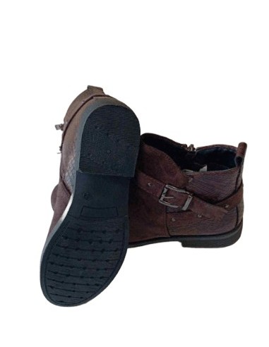 Bottine femme chocolat