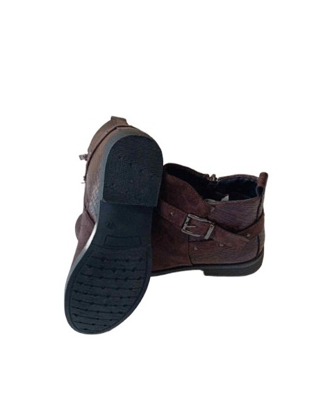 Bottine femme chocolat