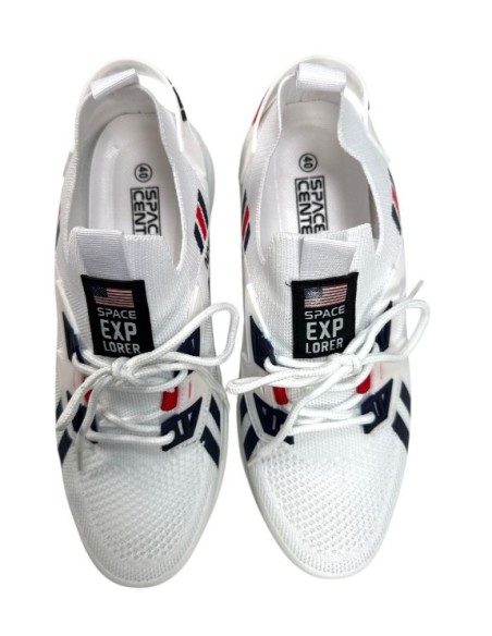 Basket homme Nasa blanche