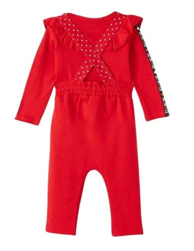 Ensemble salopette rouge Minnie