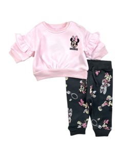 Ensemble Minnie rose/gris