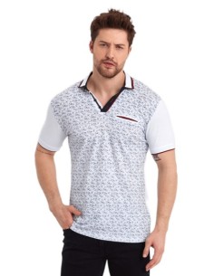 Polo homme blanc