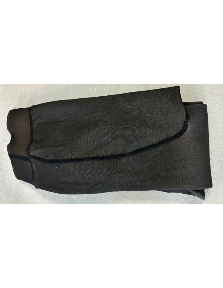 Collant polaire motif uni noir