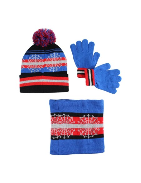 Ensemble bonnet gants cache cou Spiderman