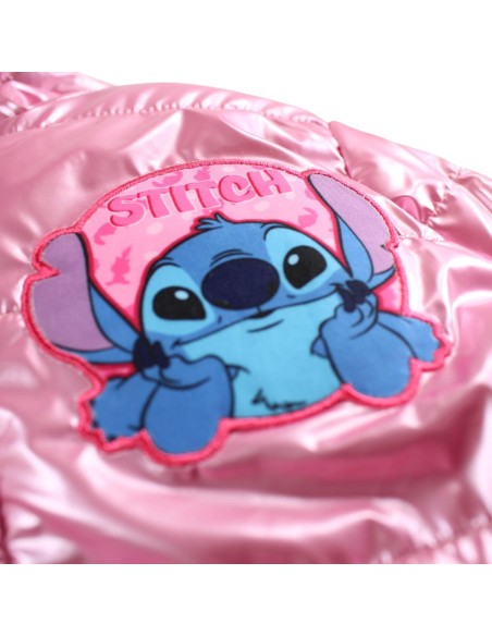 Doudoune rose Stitch