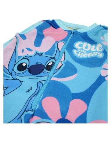 Pyjama polaire 1 pièce fille Disney Lilo & Stitch – combinaison chaude