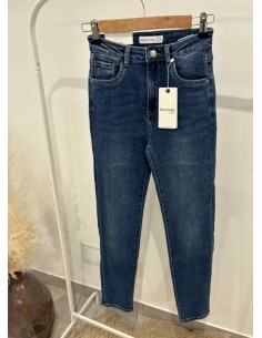 Jeans femme bleu coupe skinny