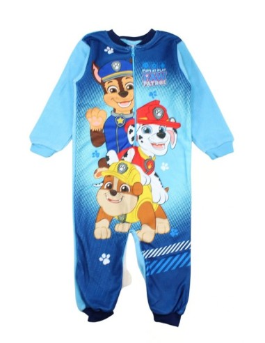 Pyjama polaire 1 pièce garçon Paw Patrol – combinaison chaude hiver