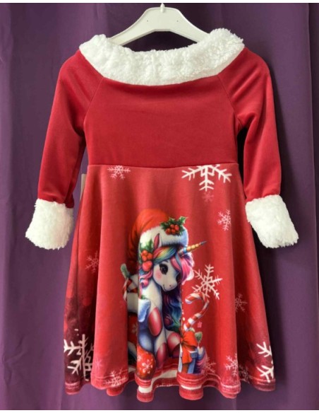 Robe de Noel fille du 2 ans au 12 ans