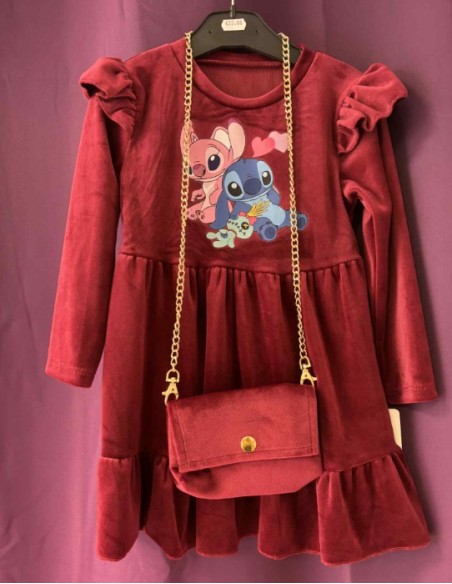 Robe avec sac à main Stitch