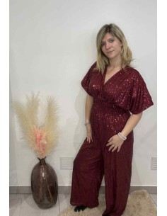 Combinaison Enola bordeaux