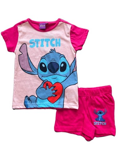 Ensemble short Stitch rose