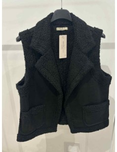 Gilet sans manche moumoute 2