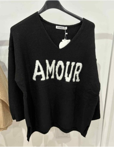 Pull Amour femme oversize tendance mode